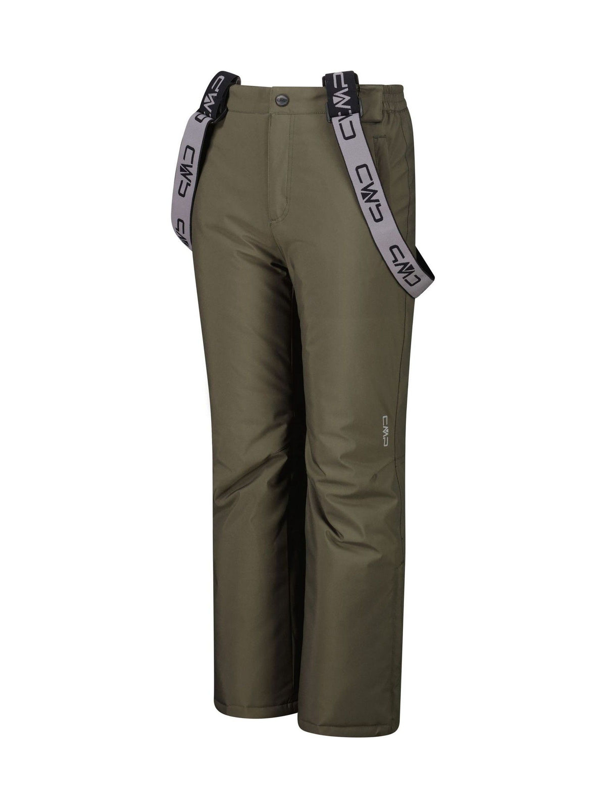 CMP Green Technical Twill Waterproof Ski Salopette Trousers - image 3