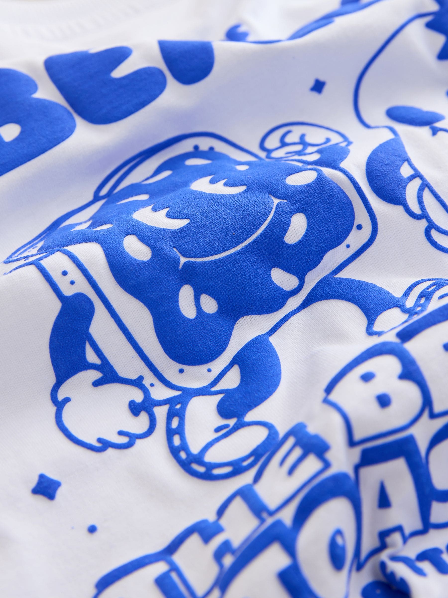 White Full of Beans Short Sleeve Graphic T-Shirt (3mths-7yrs) image 6