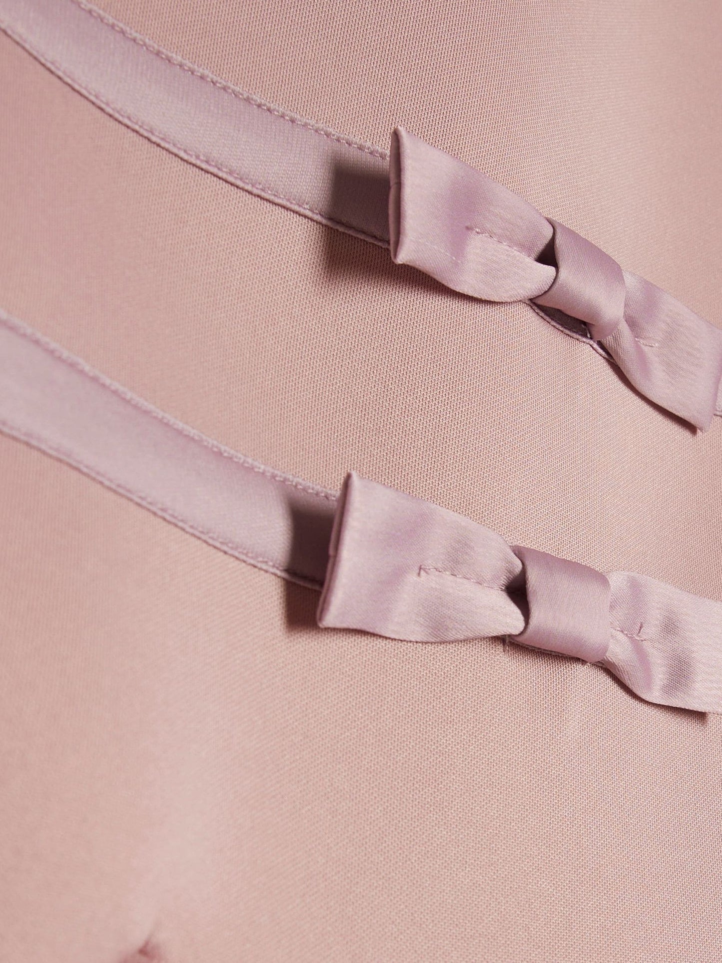 River Island Pink Bow Frill Scuba Dress image 3