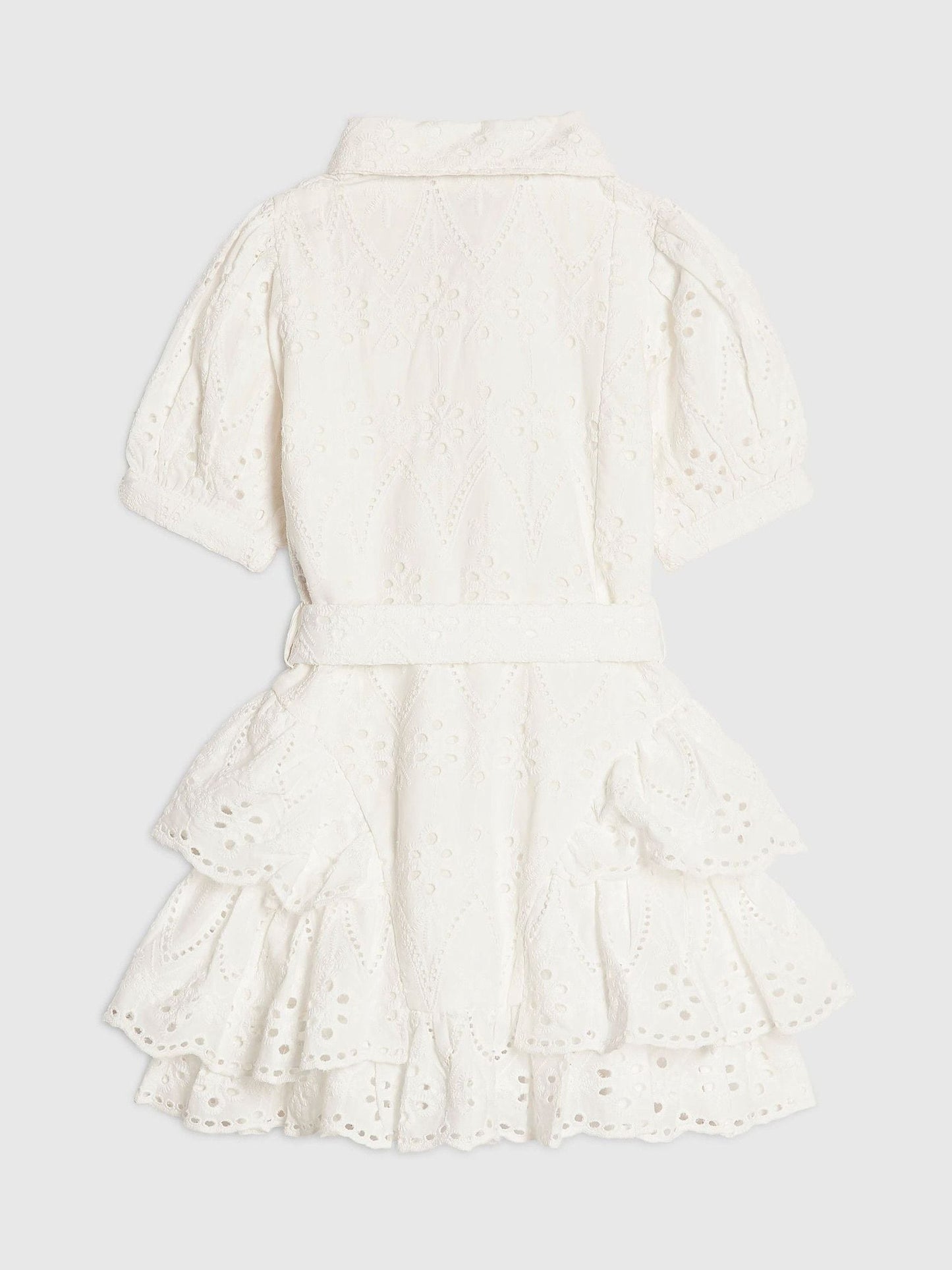 Dsiney Kidz - River Island White Broderie Belted Rara Dress image 2