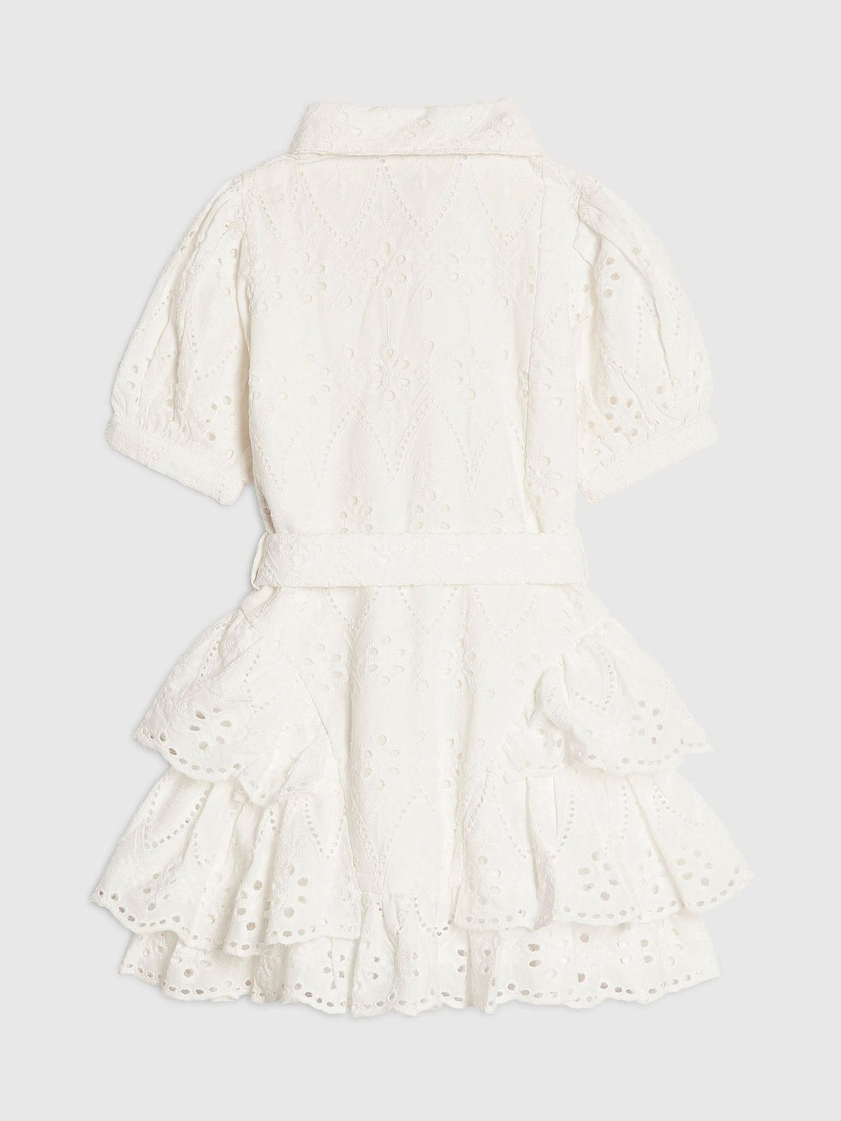 Dsiney Kidz - River Island White Broderie Belted Rara Dress image 2