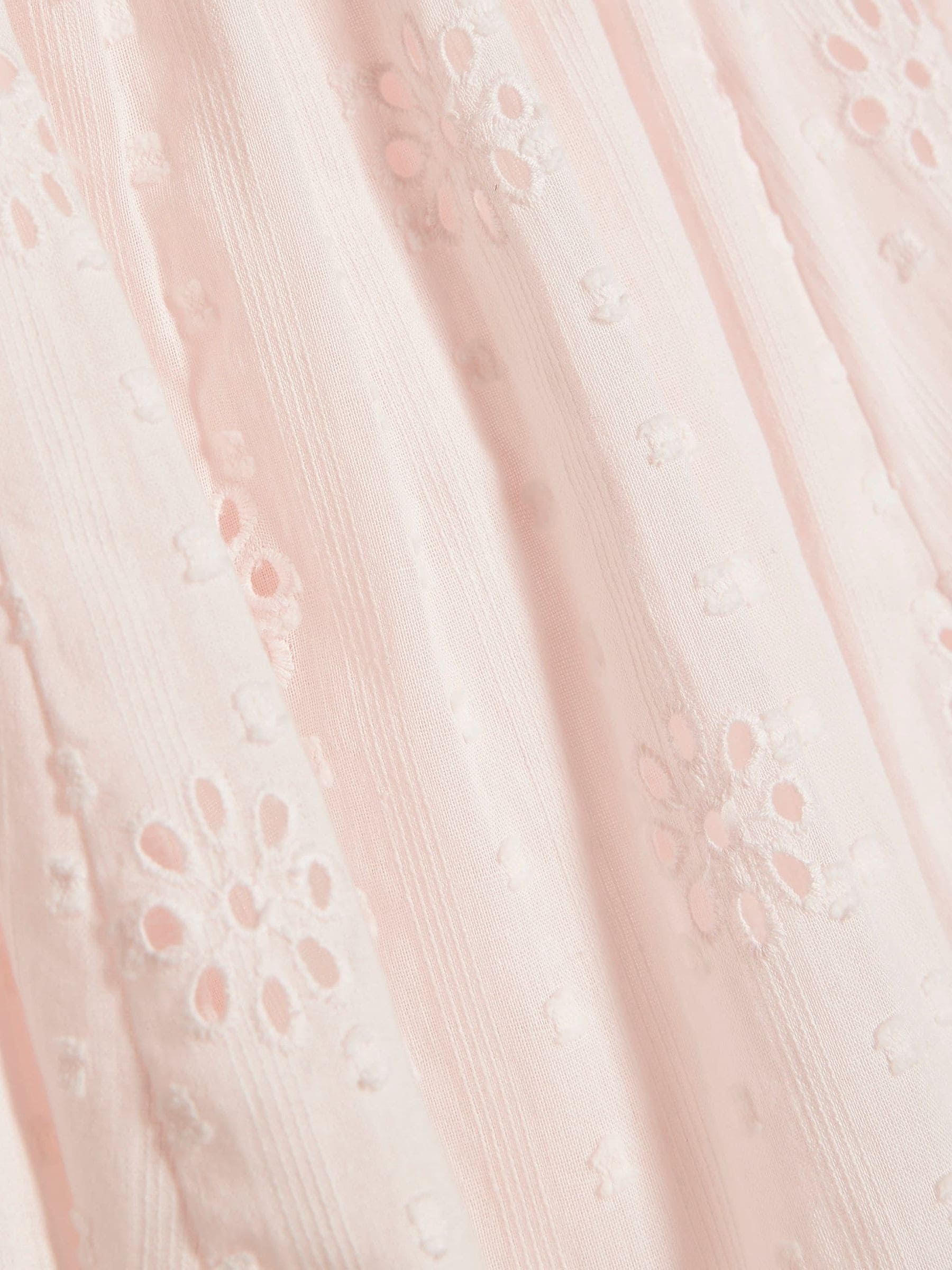 River Island Pink Broderie Rosette Dress image 4