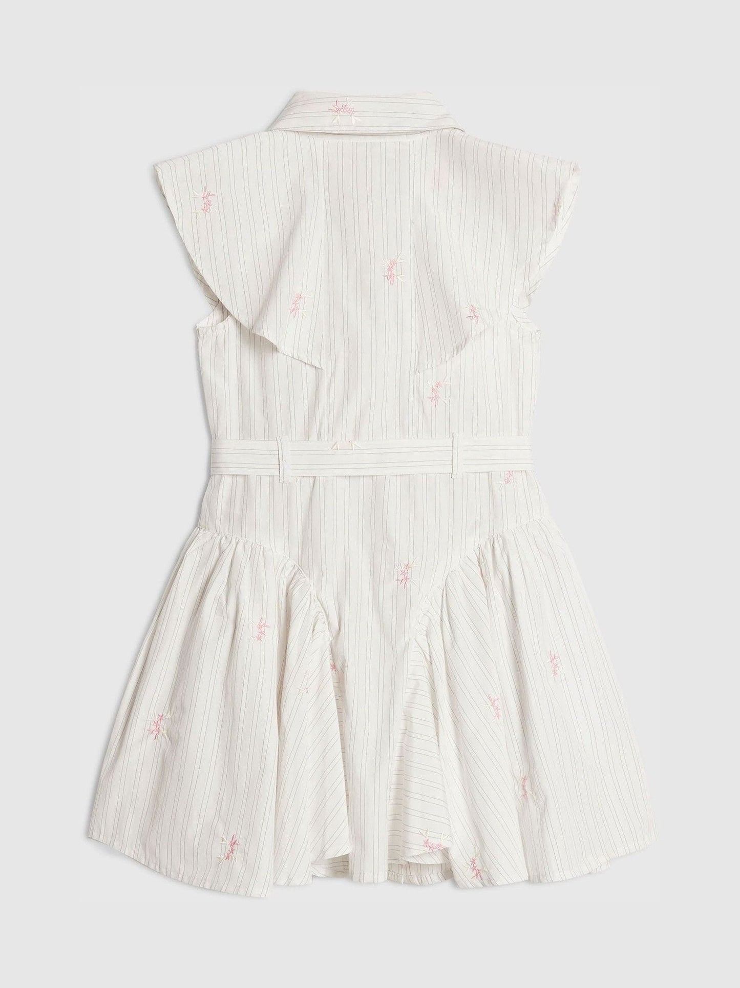Dsiney Kidz - River Island Cream Stripe Prom Dress image 2