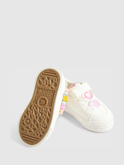 River Island White Charm Trainers image 4
