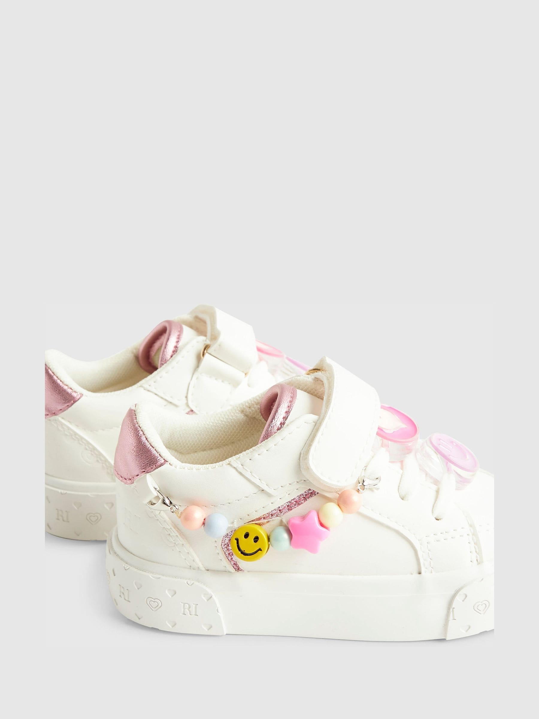 River Island White Charm Trainers image 5