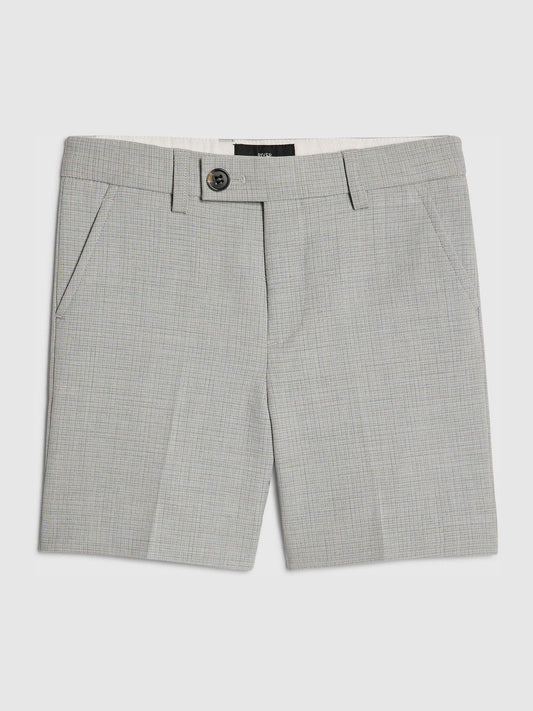 River Island Grey Tailored Suit Shorts image 1