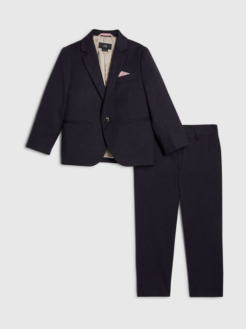River Island Blue Tailored Suit Jacket & Suit Trousers Set image 1
