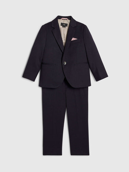 River Island Blue Tailored Suit Jacket & Suit Trousers Set image 3