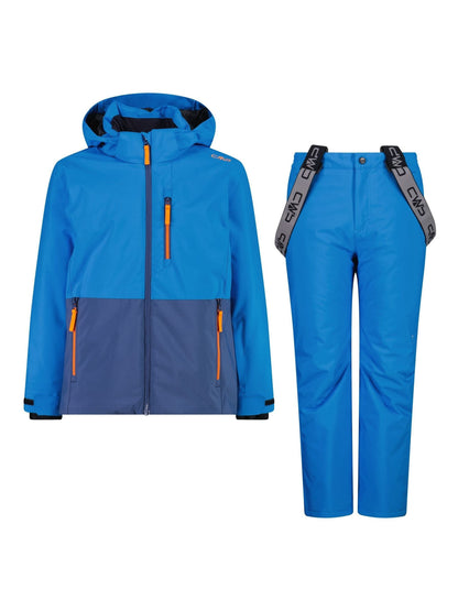 CMP Blue Colourblock Waterproof Ski Jacket And Trousers Set - image 1