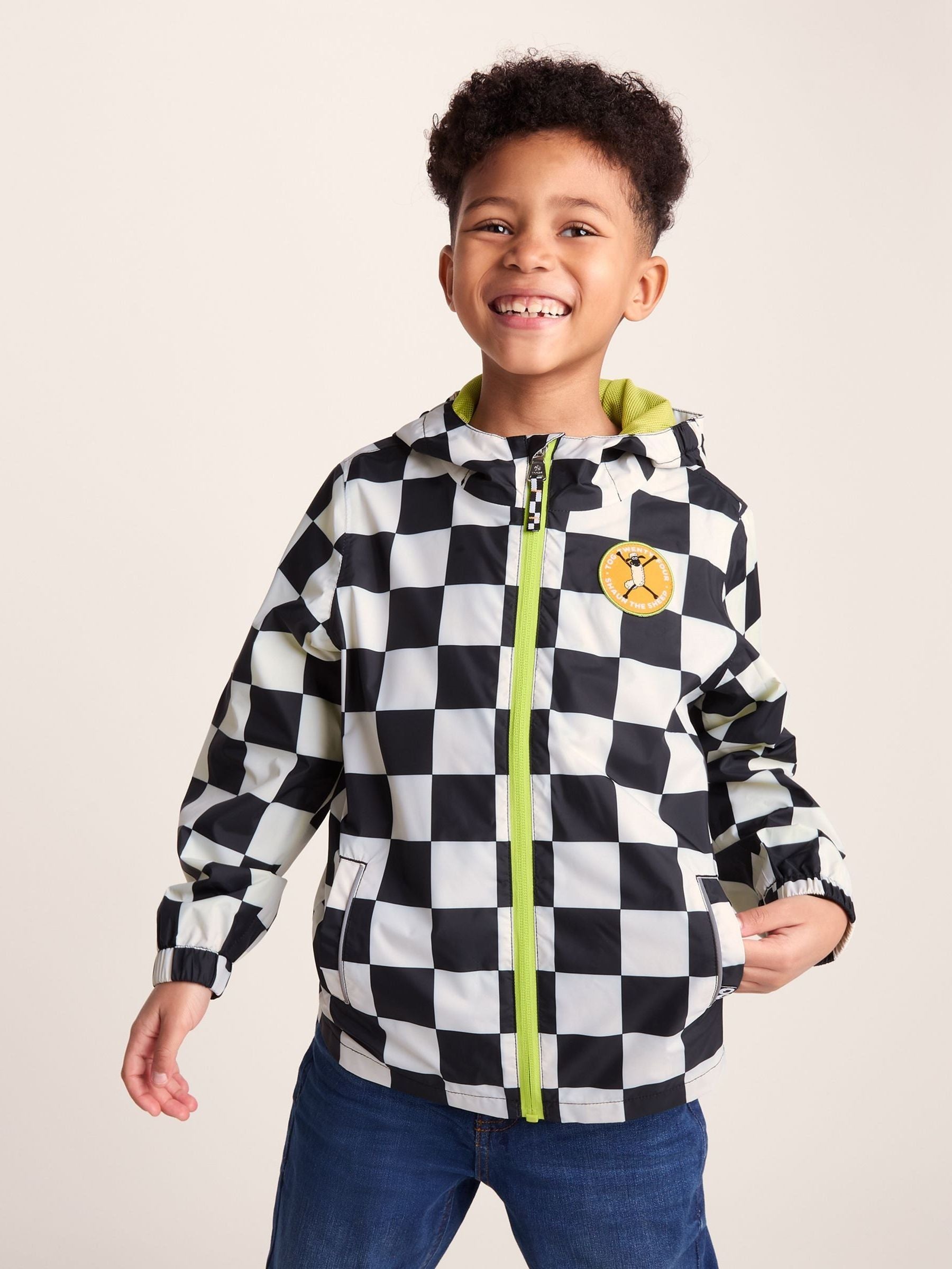 Dsiney Kidz - Tog 24 Black Cohampshire Shaun the Sheep Waterproof Jacket image 1