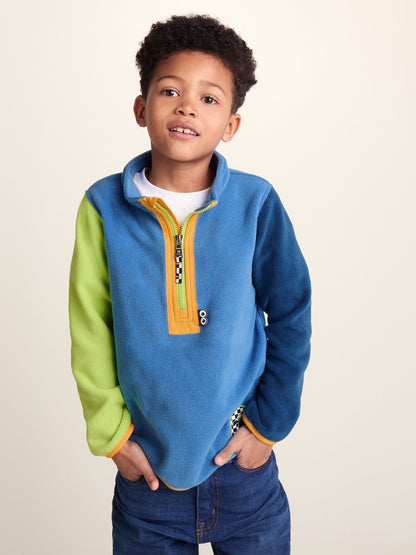 Dsiney Kidz - Tog 24 Blue Texel Kids Shaun The Sheep Zip Neck Fleece image 1