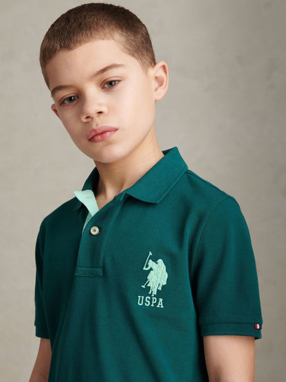 Dsiney Kidz - U.S. Polo Assn Green Player Polo Shirt image 2