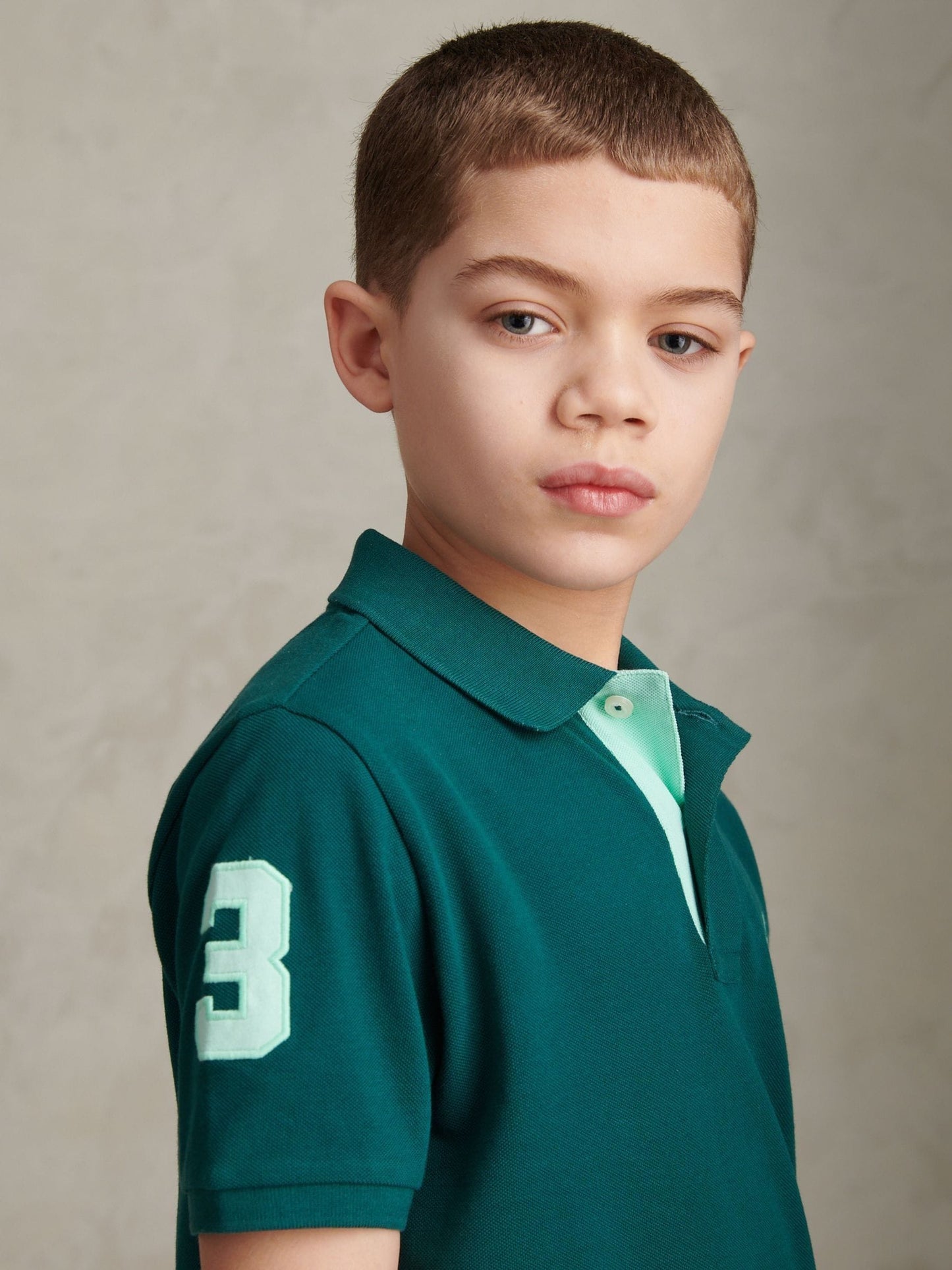 Dsiney Kidz - U.S. Polo Assn Green Player Polo Shirt image 5