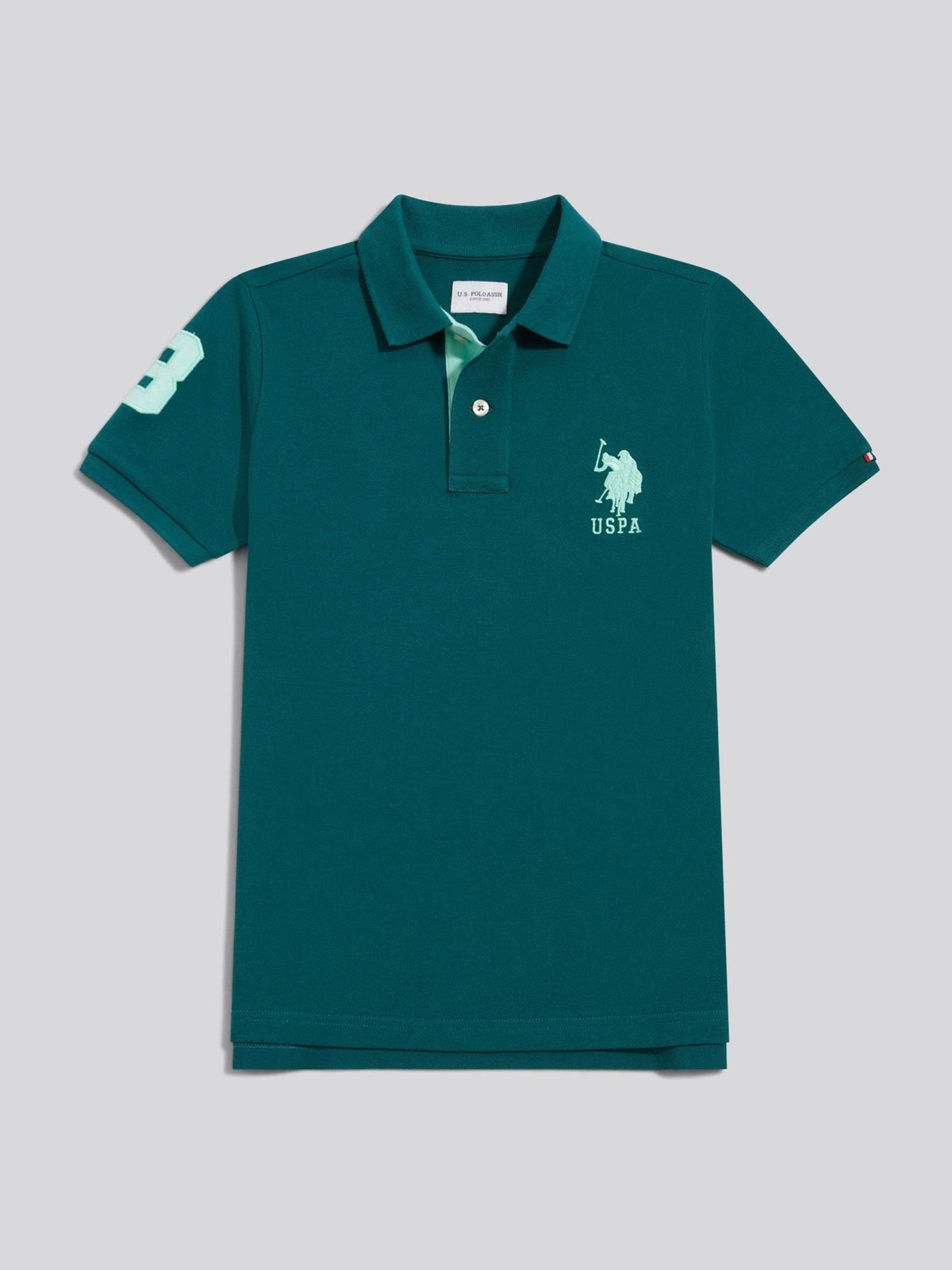 Dsiney Kidz - U.S. Polo Assn Green Player Polo Shirt image 6