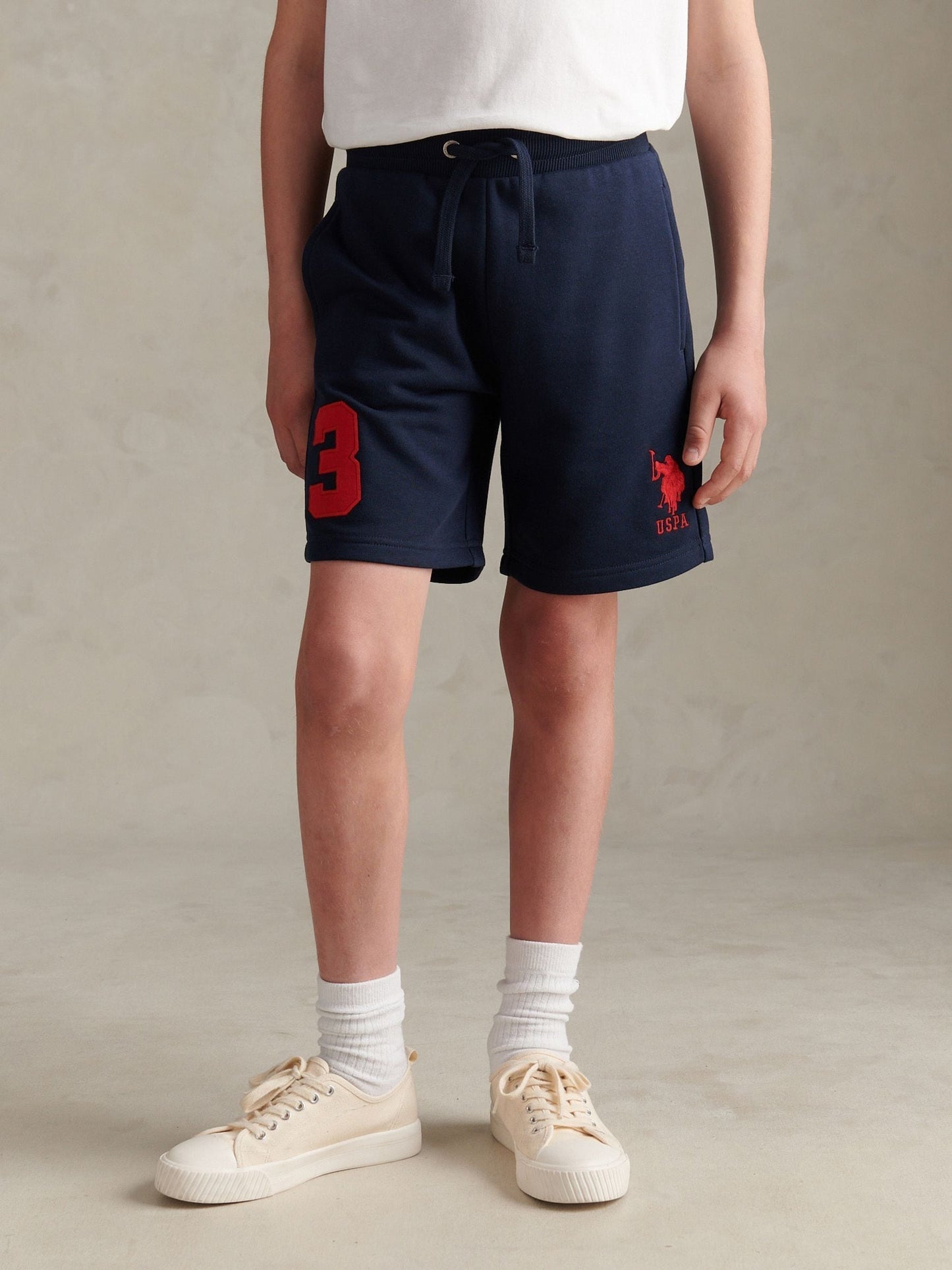 Dsiney Kidz - U.S. Polo Assn. Navy Blue Player 3 Sweat Shorts image 1