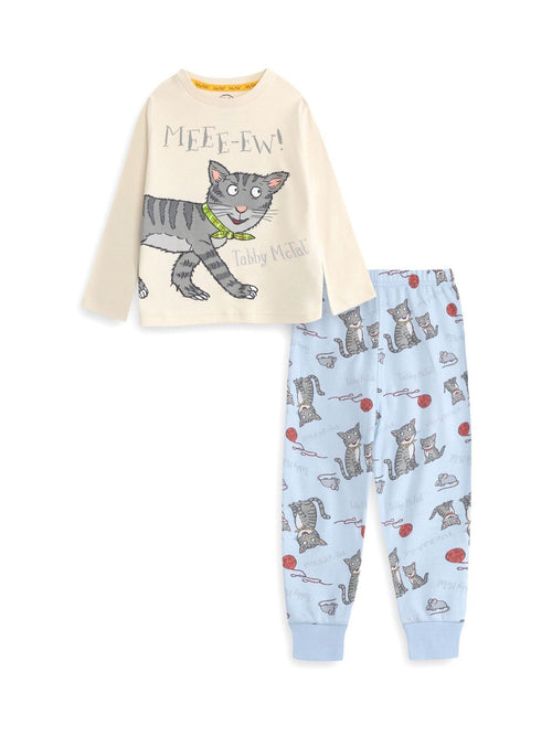 Vanilla Underground Cream Tabby McTat Long Sleeve Long Leg Pyjamas Set image 1