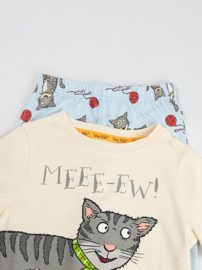 Vanilla Underground Cream Tabby McTat Long Sleeve Long Leg Pyjamas Set image 5