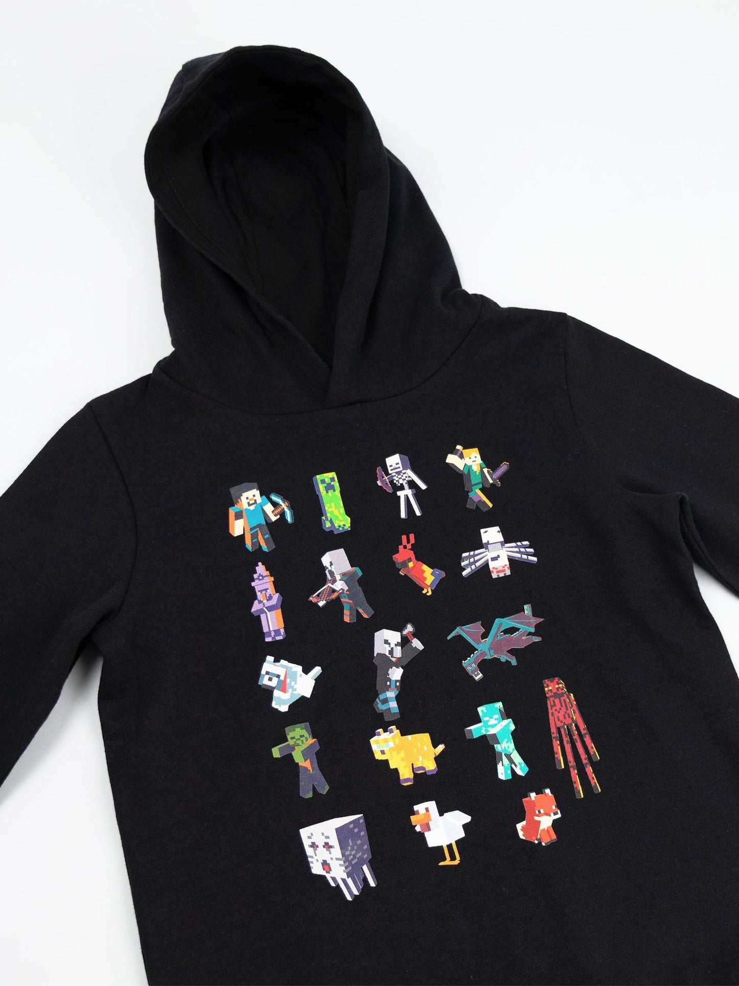 Dsiney Kidz - Vanilla Underground Black Minecraft Sprites Hoodie image 3