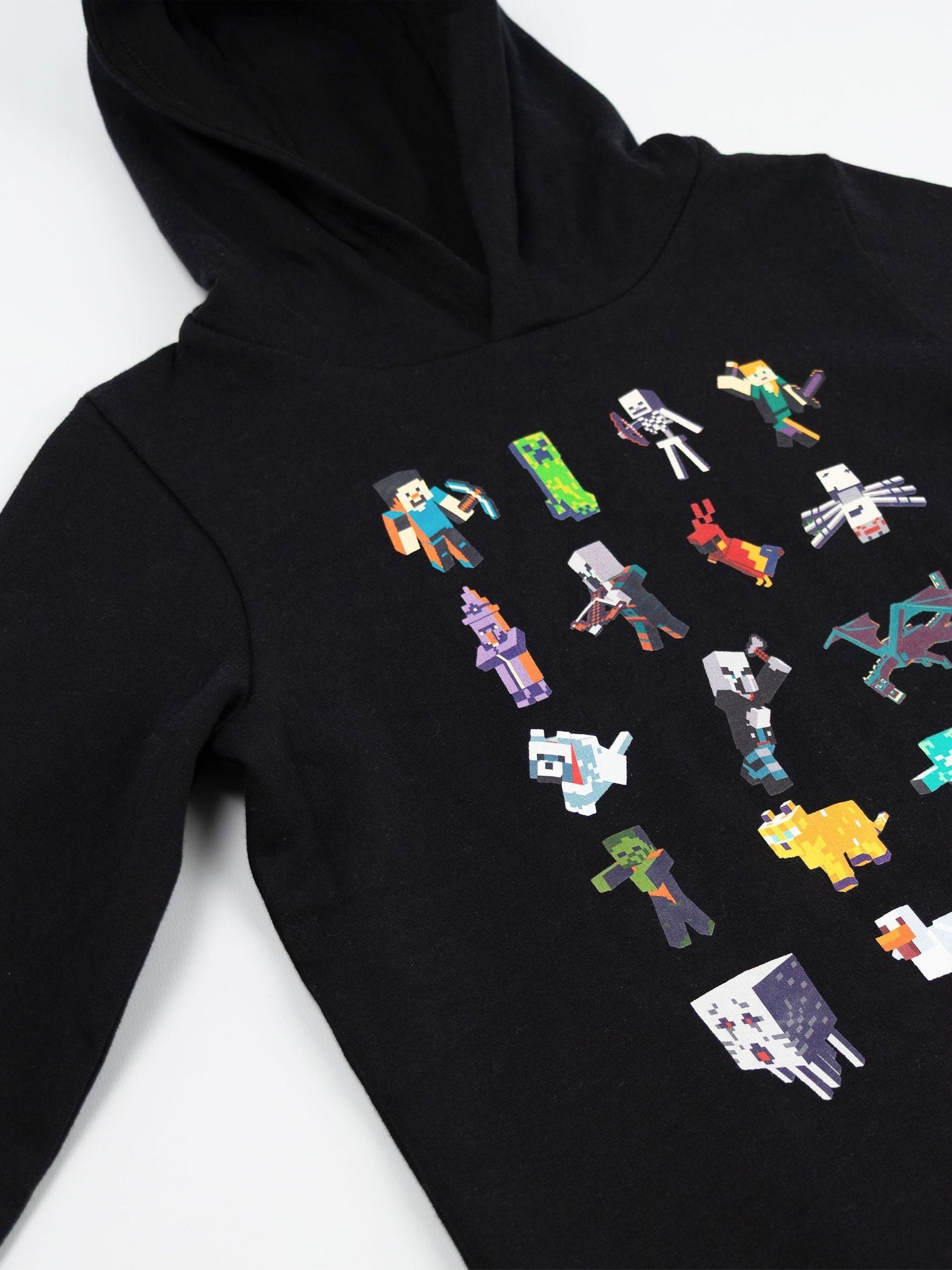Dsiney Kidz - Vanilla Underground Black Minecraft Sprites Hoodie image 4