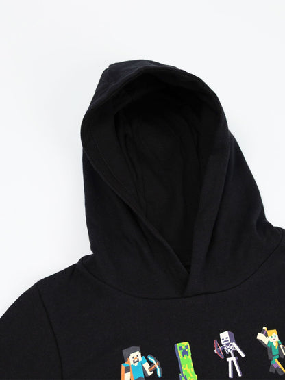 Dsiney Kidz - Vanilla Underground Black Minecraft Sprites Hoodie image 5