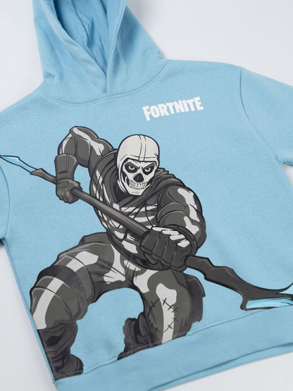 Dsiney Kidz - Vanilla Underground Blue Fortnite Character Hoodie image 3