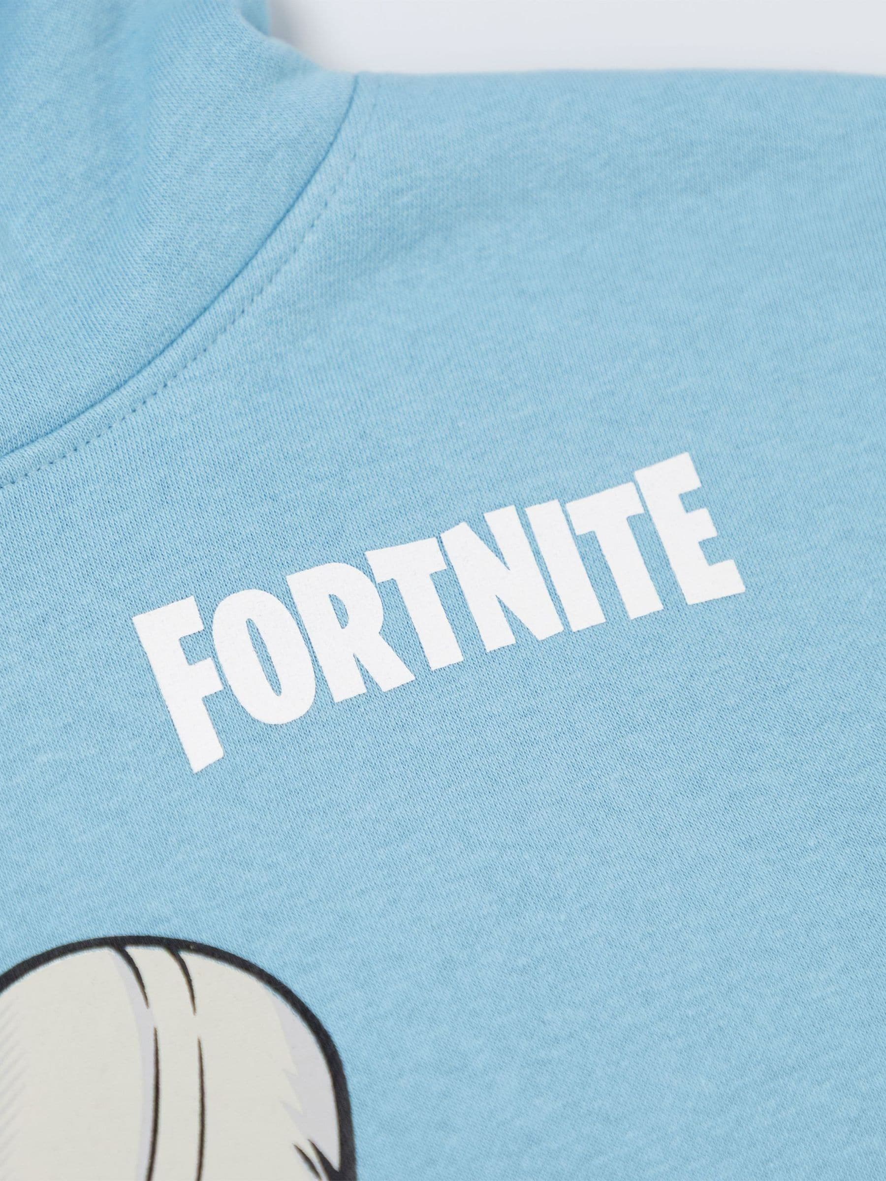 Dsiney Kidz - Vanilla Underground Blue Fortnite Character Hoodie image 5