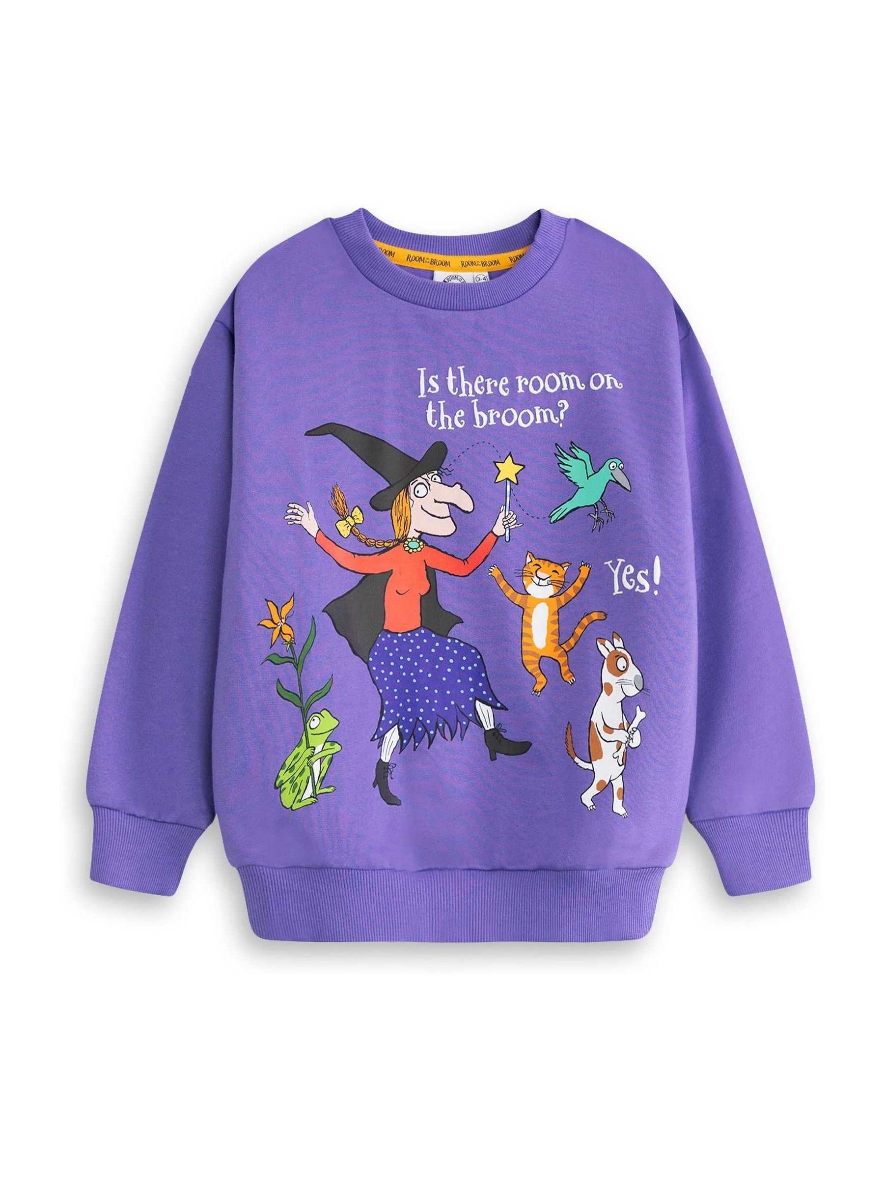 Dsiney Kidz - Vanilla Underground Purple Room On The Broom Sweatshirt image 2