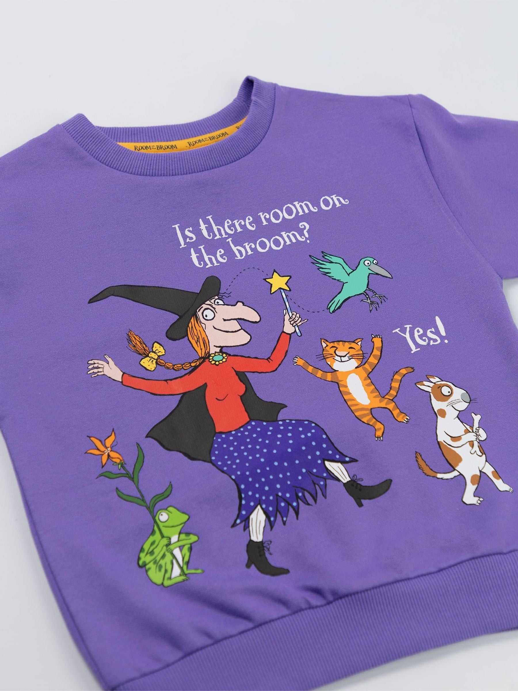 Dsiney Kidz - Vanilla Underground Purple Room On The Broom Sweatshirt image 4