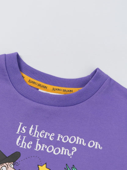 Dsiney Kidz - Vanilla Underground Purple Room On The Broom Sweatshirt image 5