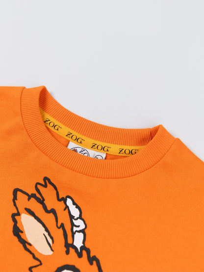 Dsiney Kidz - Vanilla Underground Orange Zog Sweatshirt image 5