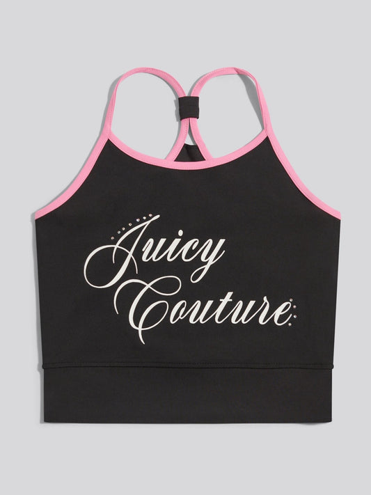 Dsiney Kidz - Juicy Couture Black Contrast Dance Top image 1