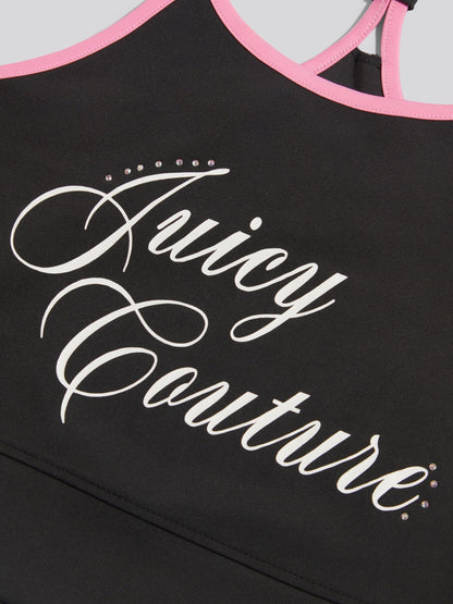 Dsiney Kidz - Juicy Couture Black Contrast Dance Top image 3