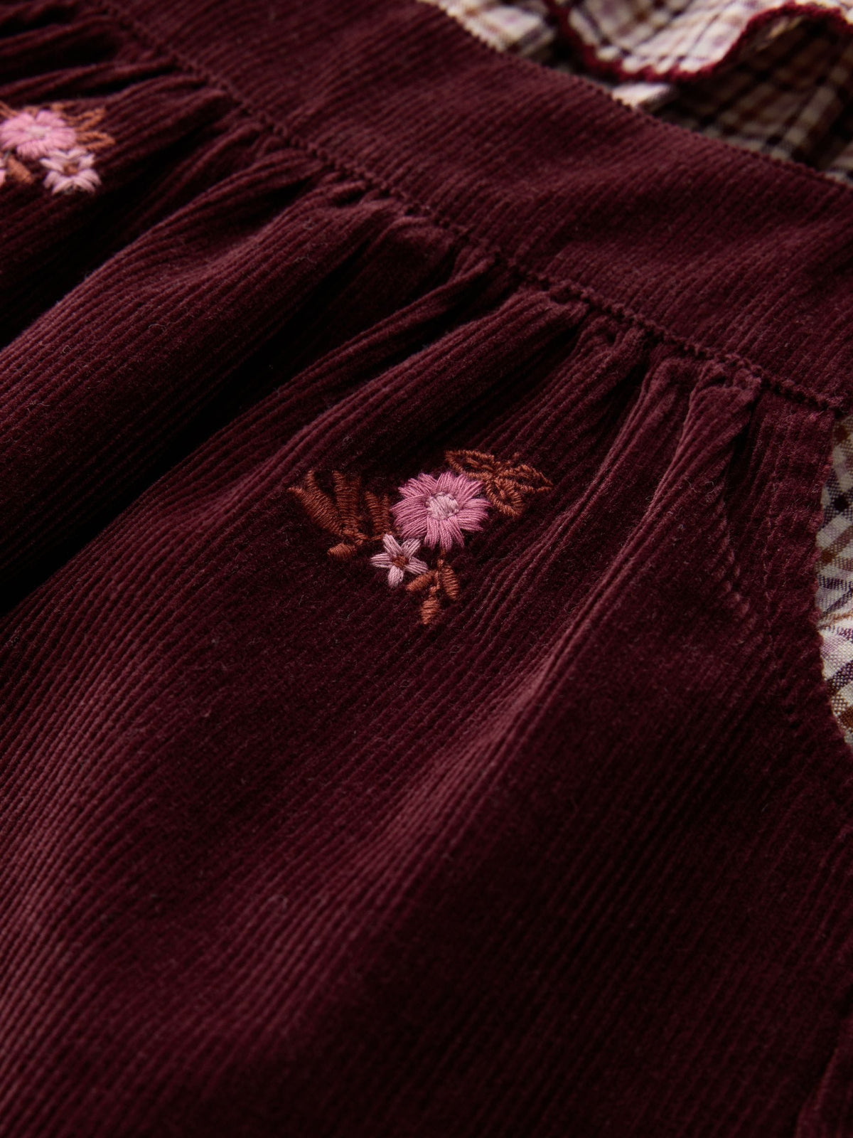 Dsiney Kidz - Berry Pink Blouse and Embroidered Cord Pinafore Set (3mths-8yrs) image 9