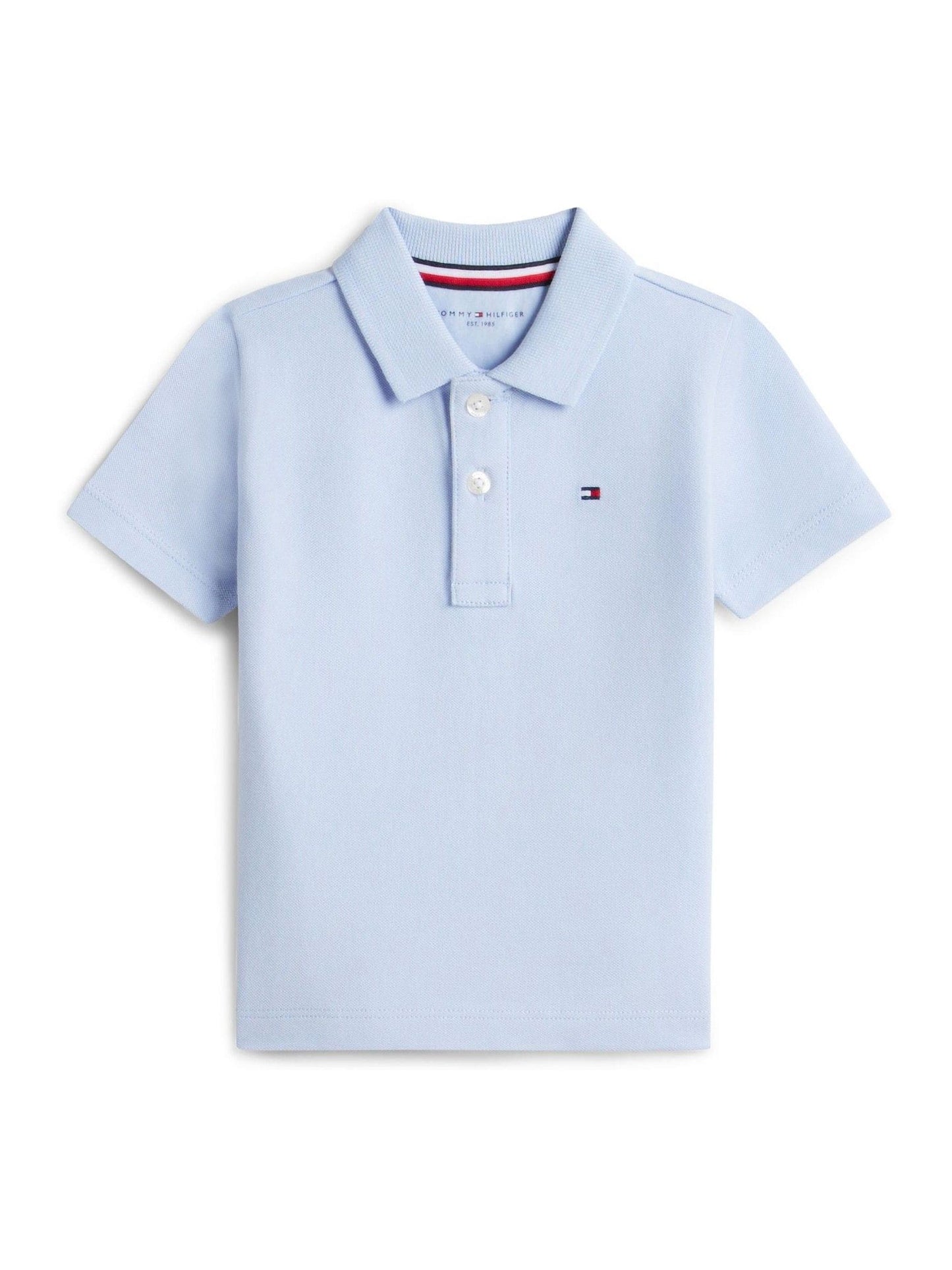 Dsiney Kidz - Tommy Hilfiger Blue Essential Regular Fit Pique Polo Shirt image 1