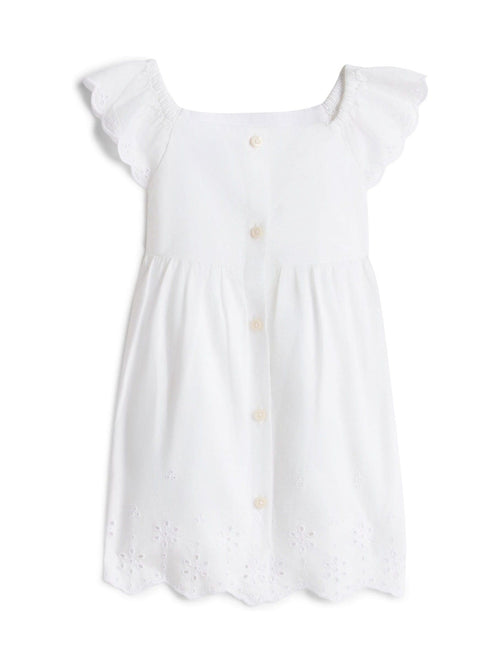 Tommy Hilfiger White Broderie Anglaise Dress And Bloomers Set image 1