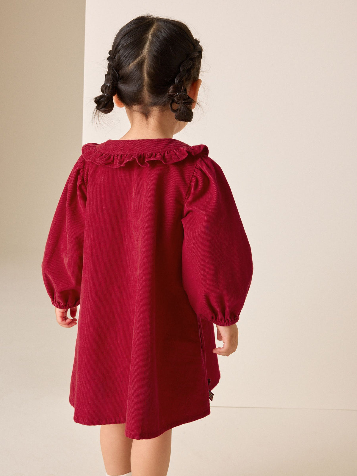 Dsiney Kidz - Red Cord 3D Bow Collar Dress (3mths-8yrs) image 2