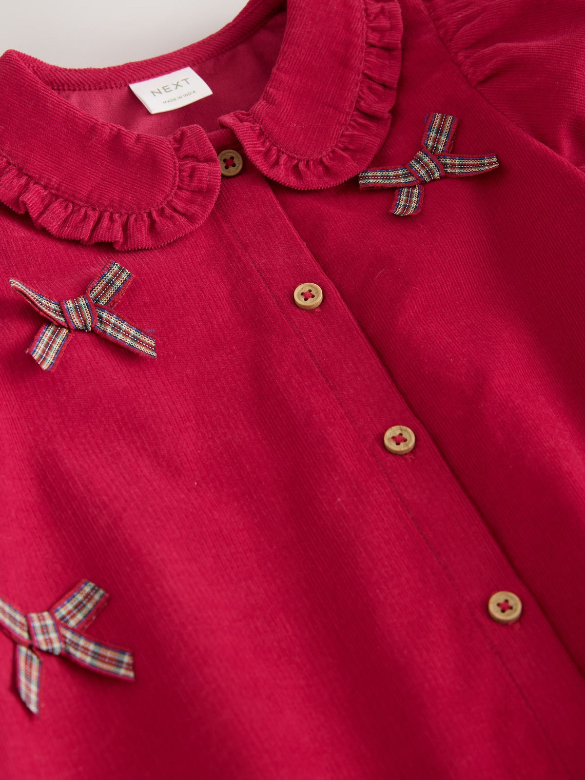 Dsiney Kidz - Red Cord 3D Bow Collar Dress (3mths-8yrs) image 7