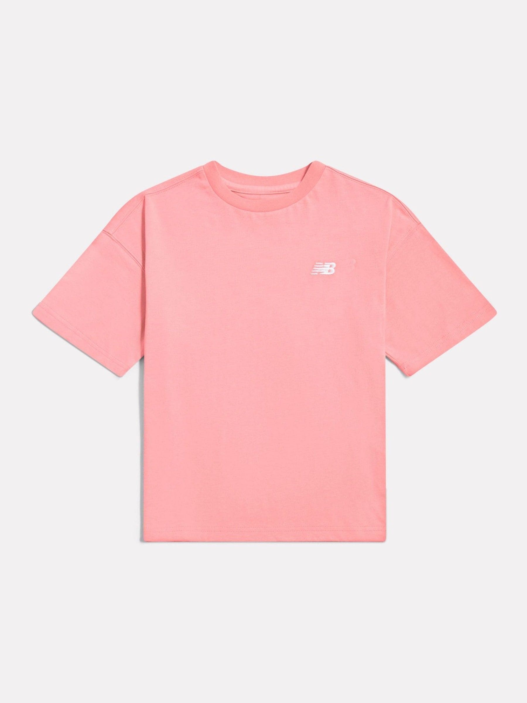 Dsiney Kidz - New Balance Pink Jersey Small Logo T-Shirt image 1