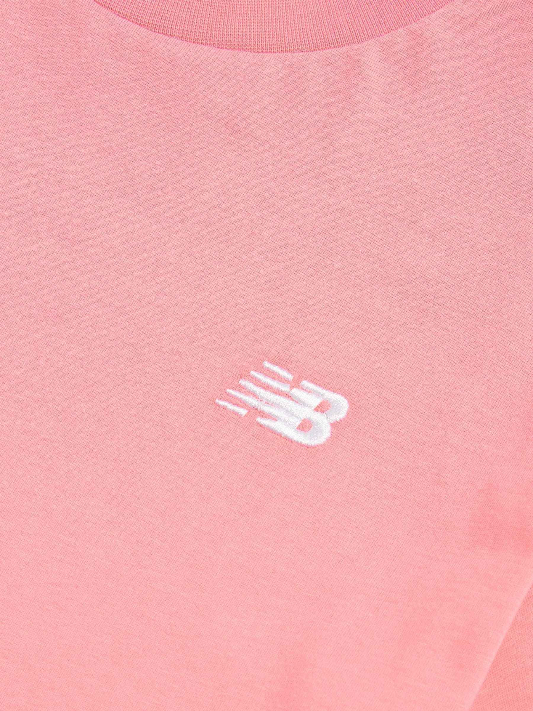 Dsiney Kidz - New Balance Pink Jersey Small Logo T-Shirt image 3