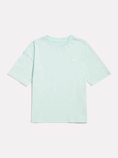 Dsiney Kidz - New Balance Green Jersey Small Logo T-Shirt image 1