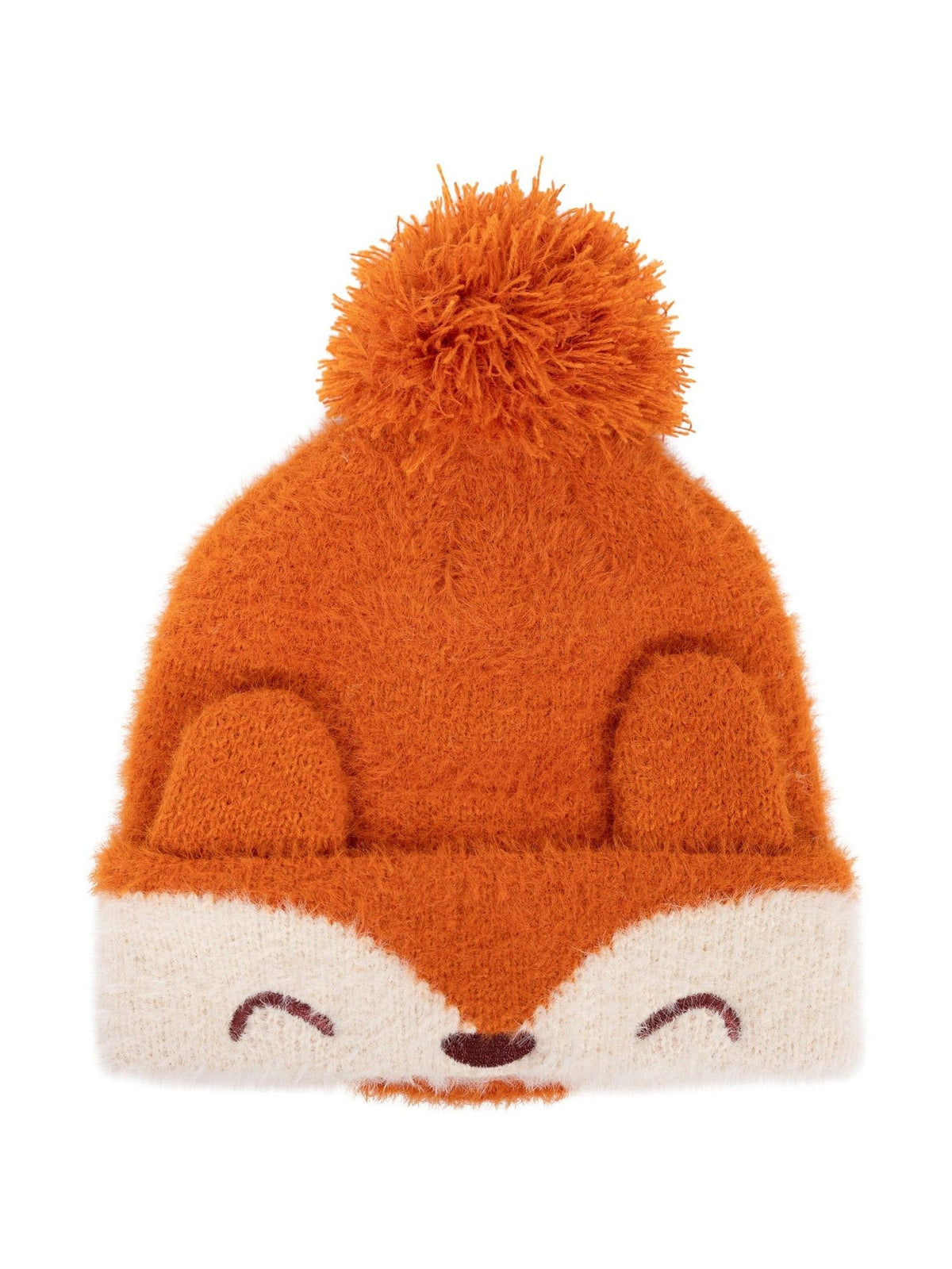 Trespass Orange Mr Foy Fox Knitted Pom Beanie - image 1