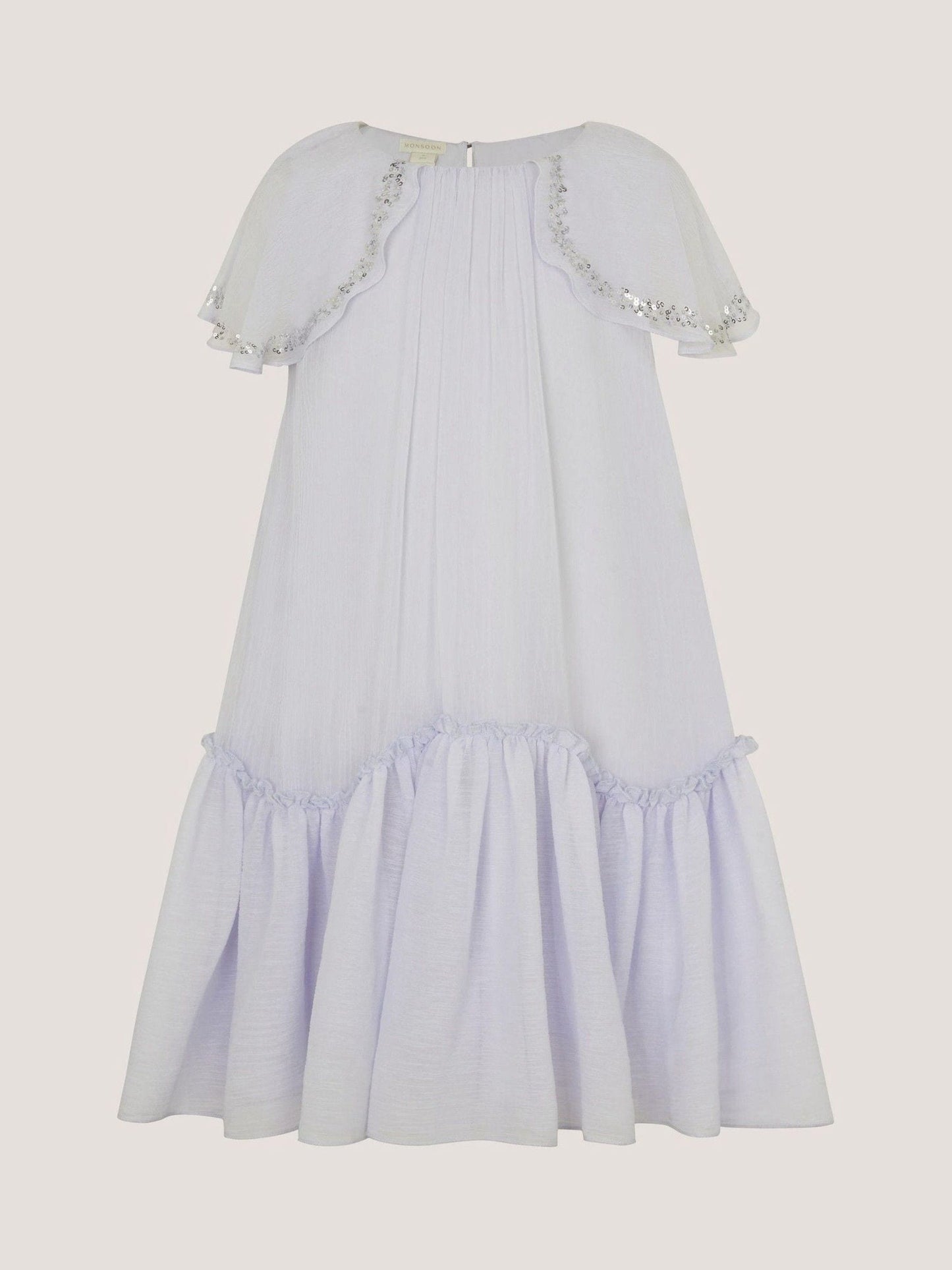 Monsoon Pale Blue Elena Sequin Swing Party Dress image 1