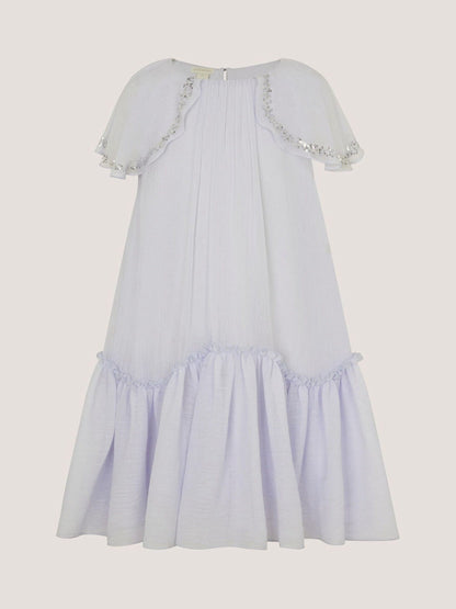 Monsoon Pale Blue Elena Sequin Swing Party Dress image 1