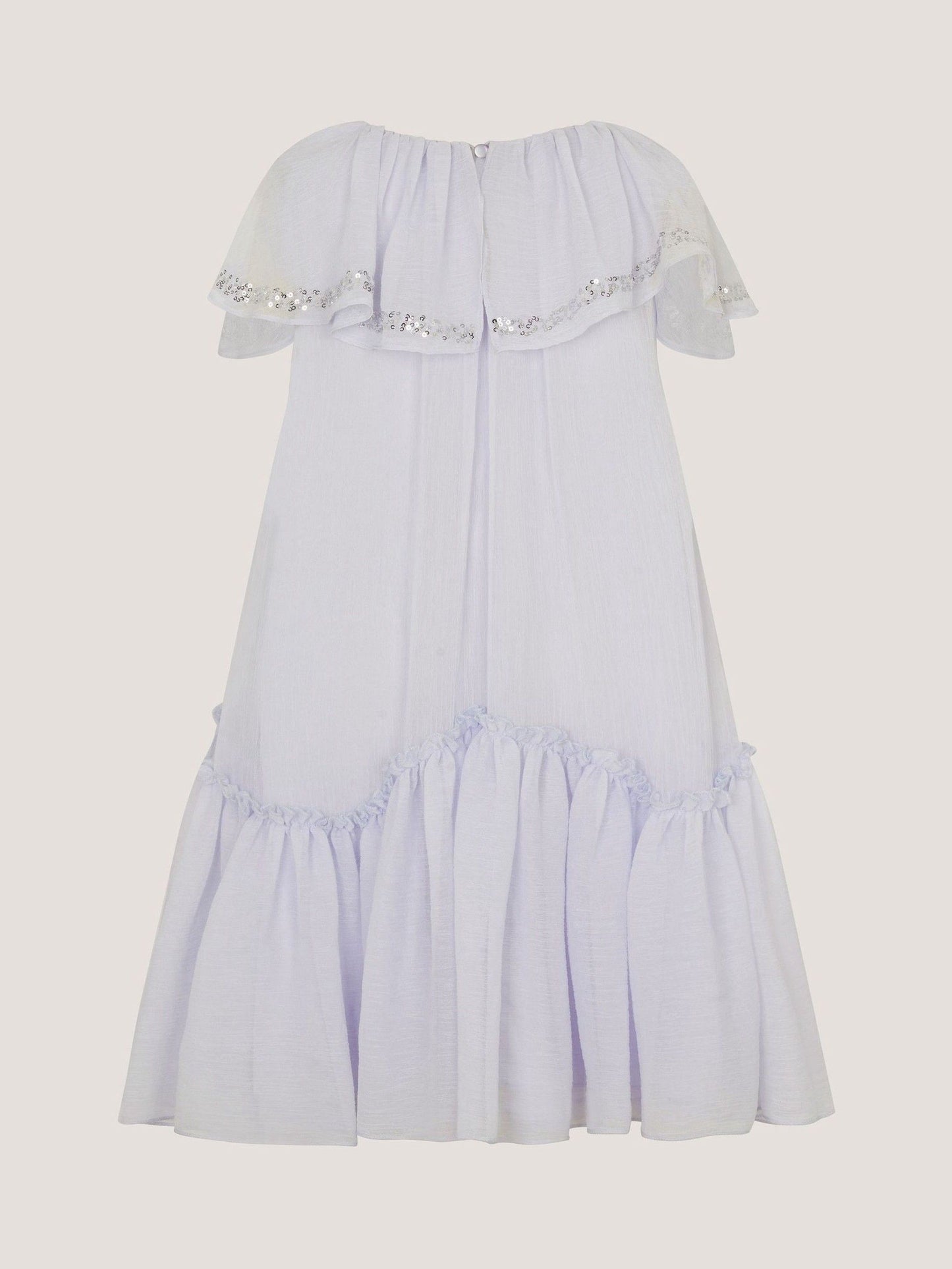 Monsoon Pale Blue Elena Sequin Swing Party Dress image 2