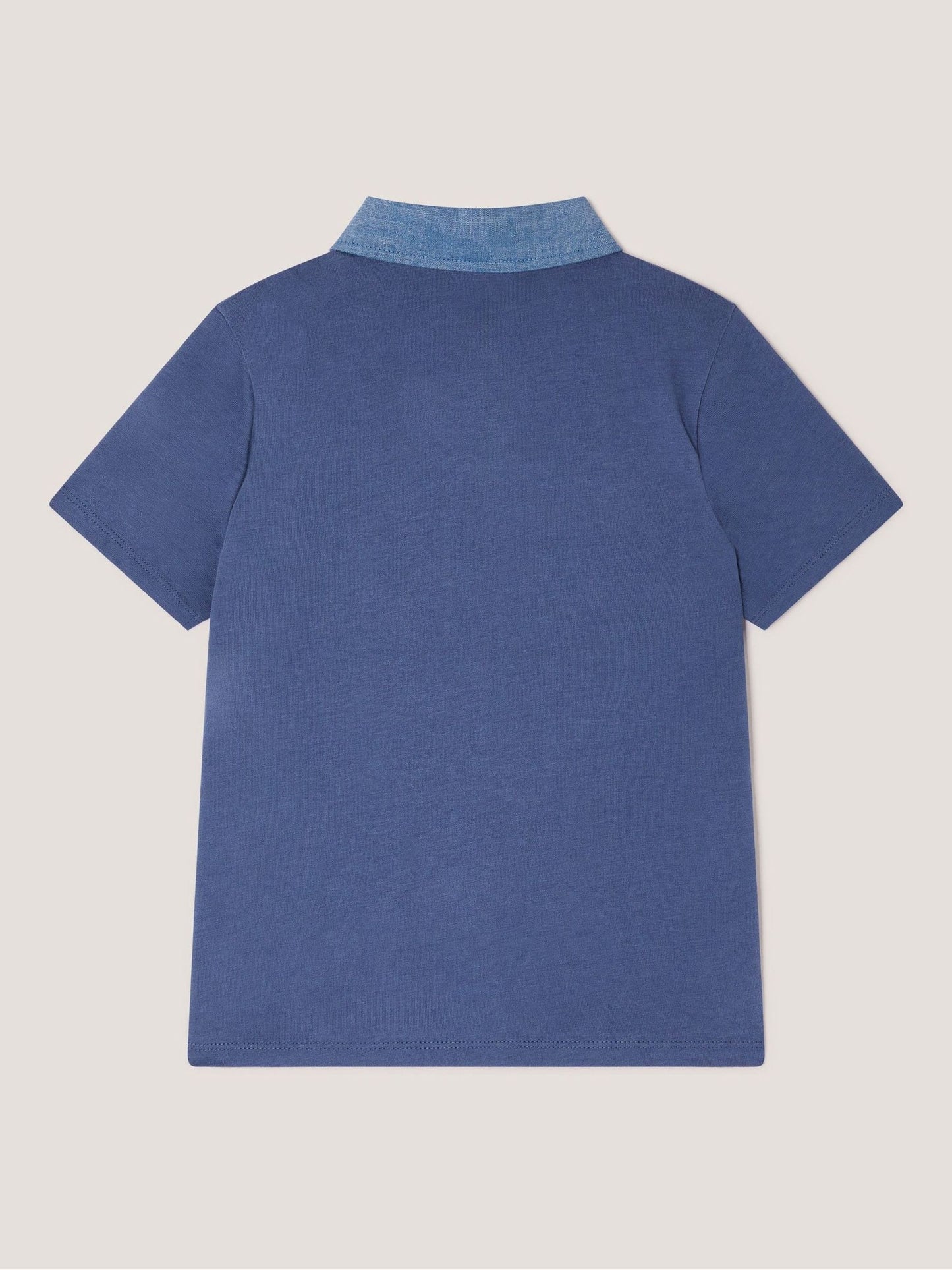 Dsiney Kidz - Monsoon Blue Chambray Collar Polo Shirt image 3