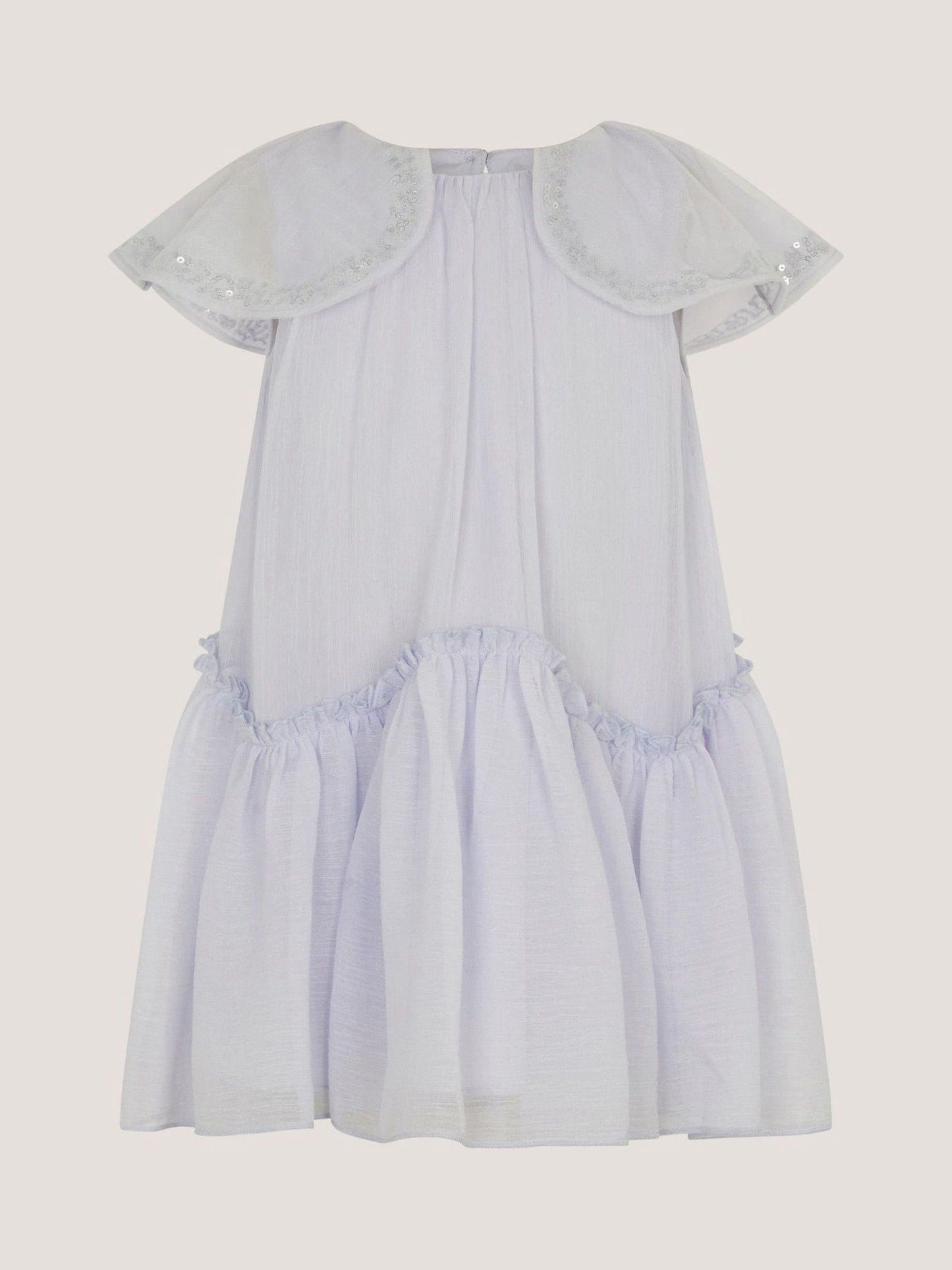 Monsoon Blue Baby Elena Sequin Swing Party Dress image 1