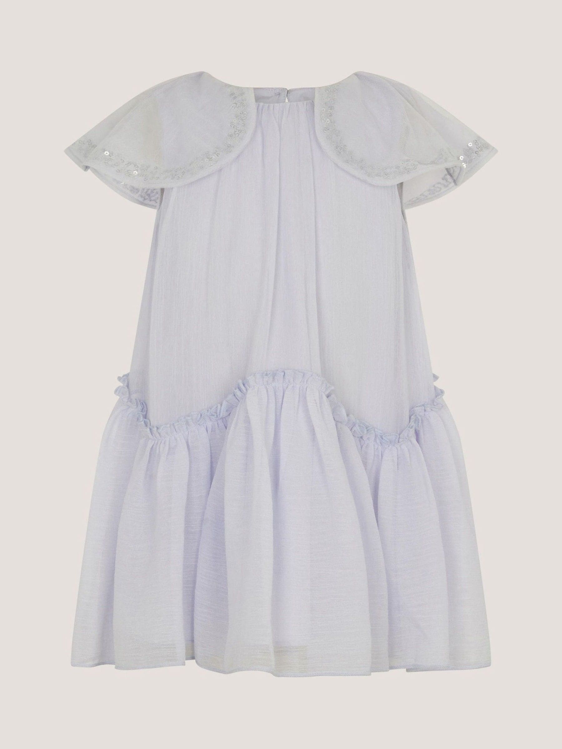 Monsoon Blue Baby Elena Sequin Swing Party Dress image 1