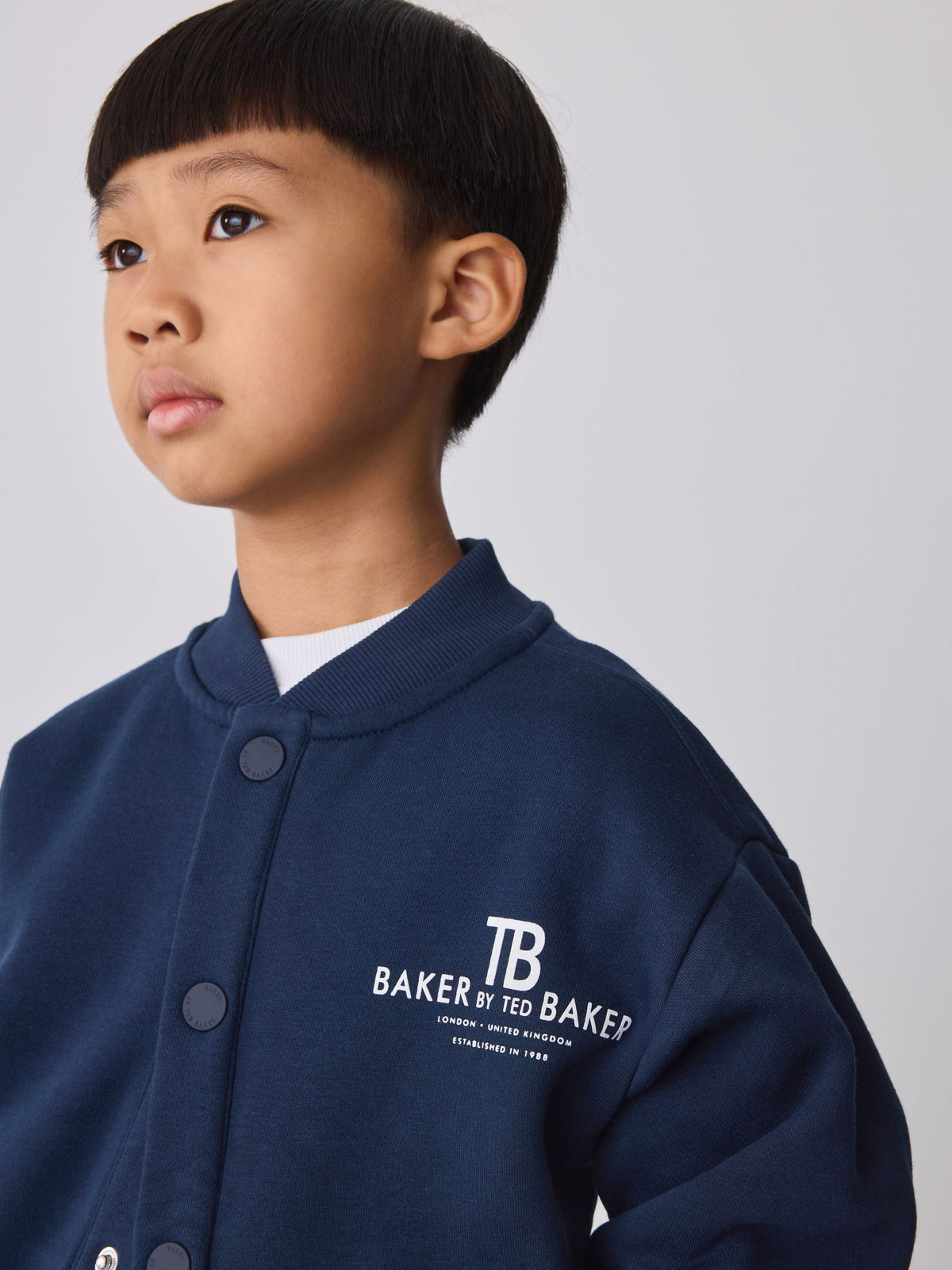 Baker by Ted Baker Navy 2 Piece Set Oversized Bomber Jacket and Joggers Set - image 5