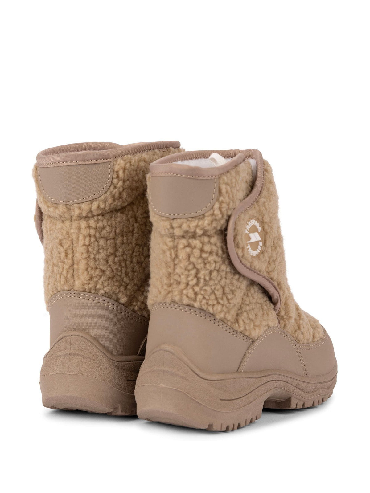 Trespass Brown Ewe Padded Borg Detail Snow Boots - image 2