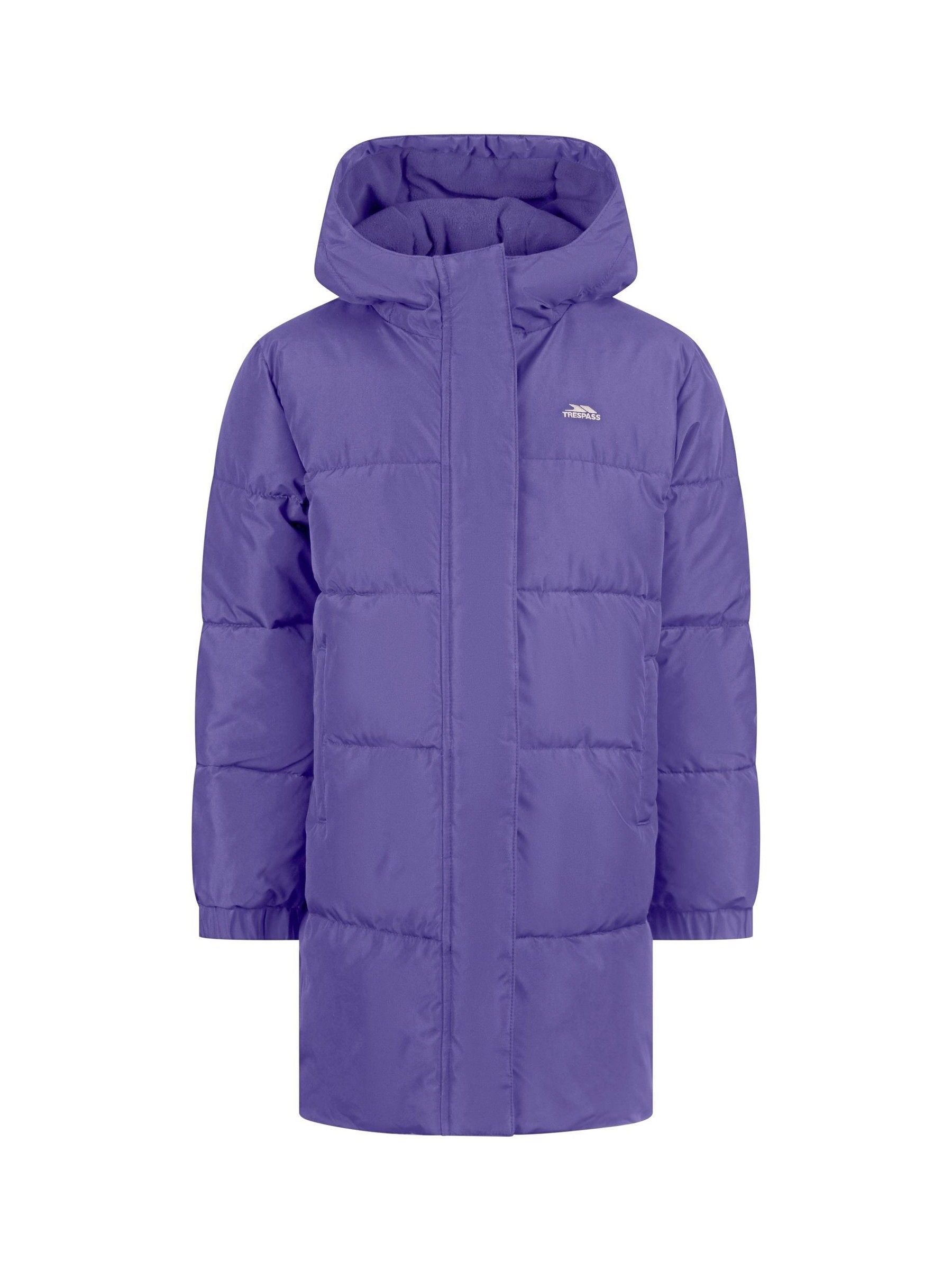 Dsiney Kidz - Trespass Purple Northridge Longline Puffer Jacket image 1